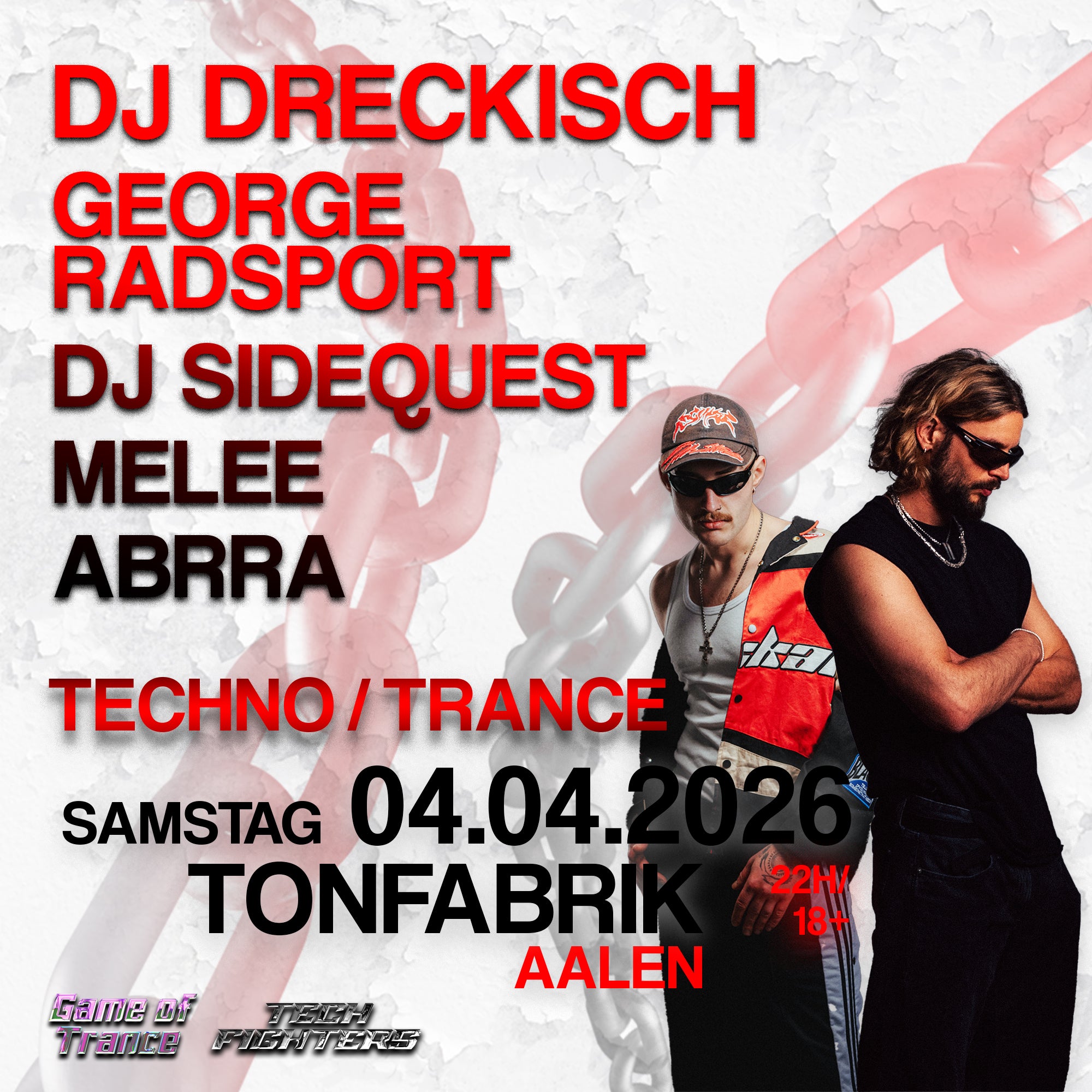 Game of Trance w/ DJ Dreckisch, George Radsport, DJ Sidequest, MELEE, Abrra